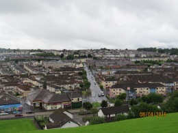 View of Derry from the top of the wall
